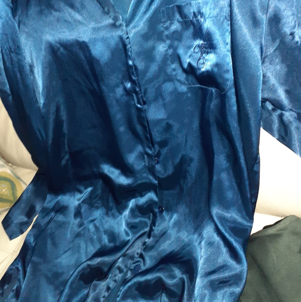 Victoria's Secret Blue Long Sleeve Sleepwear